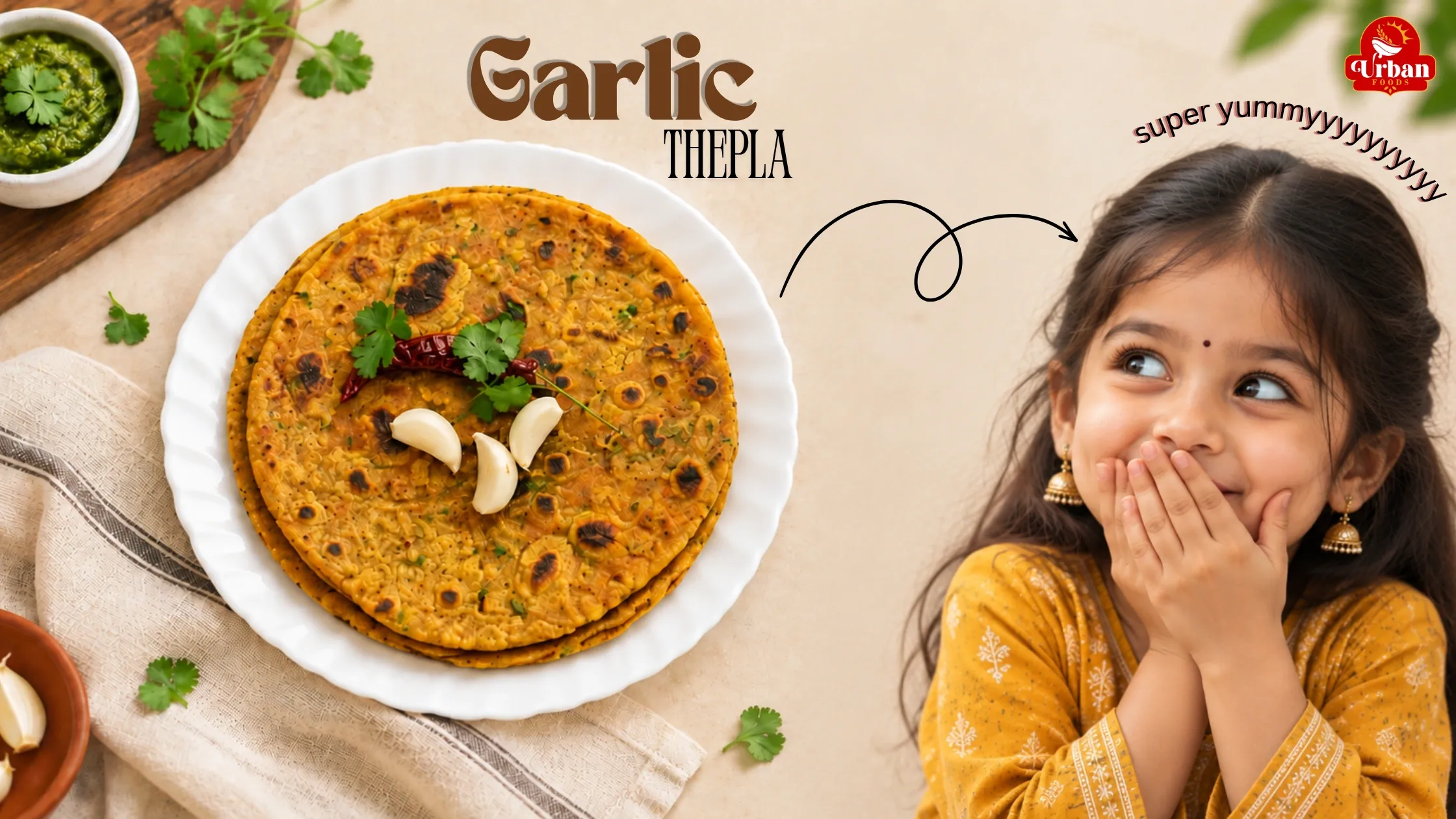 Garlic Thepla: A Delicious Twist on a Traditional Gujarati Favourite